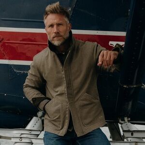 Taylor stitch Workhorse Jacket in Stone Chipped Canvas